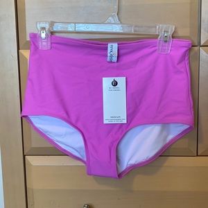 Pink Desert High Waisted Swim Bottoms NWT